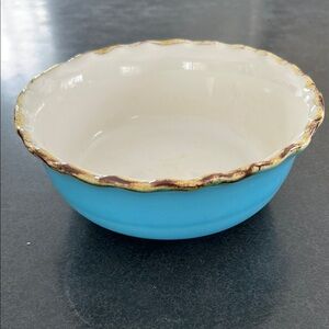 Maioliche Jessica Turquoise Blue Serving Bowl